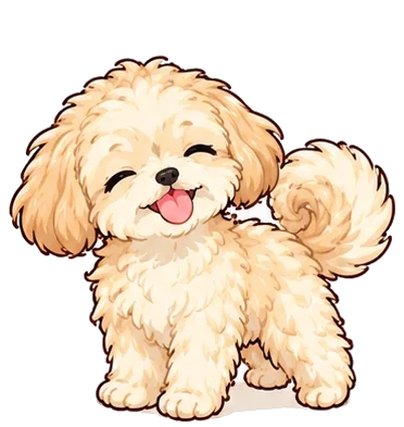 尻尾をふりふり