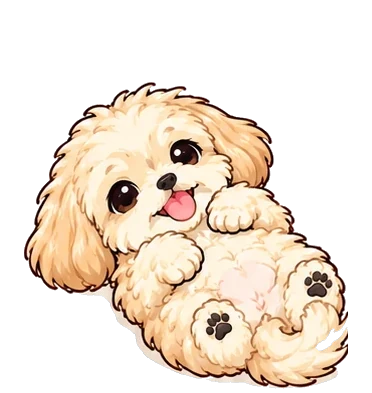 お腹を見せてごろん
